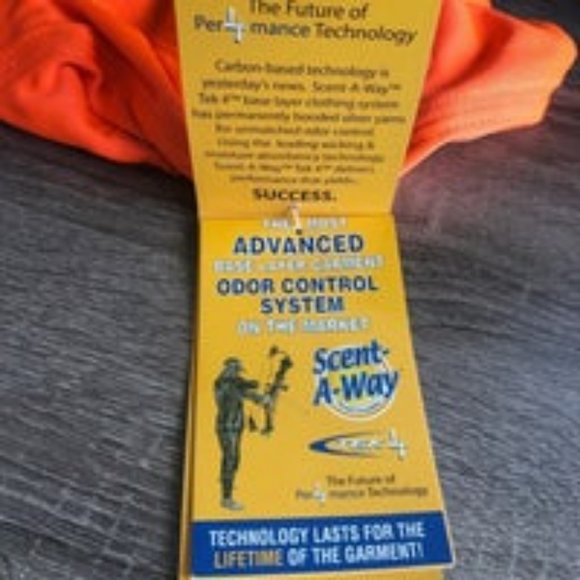 Scent-a-Way Tek 4 Hunting Orange Hat Cap - Picture 5 of 6